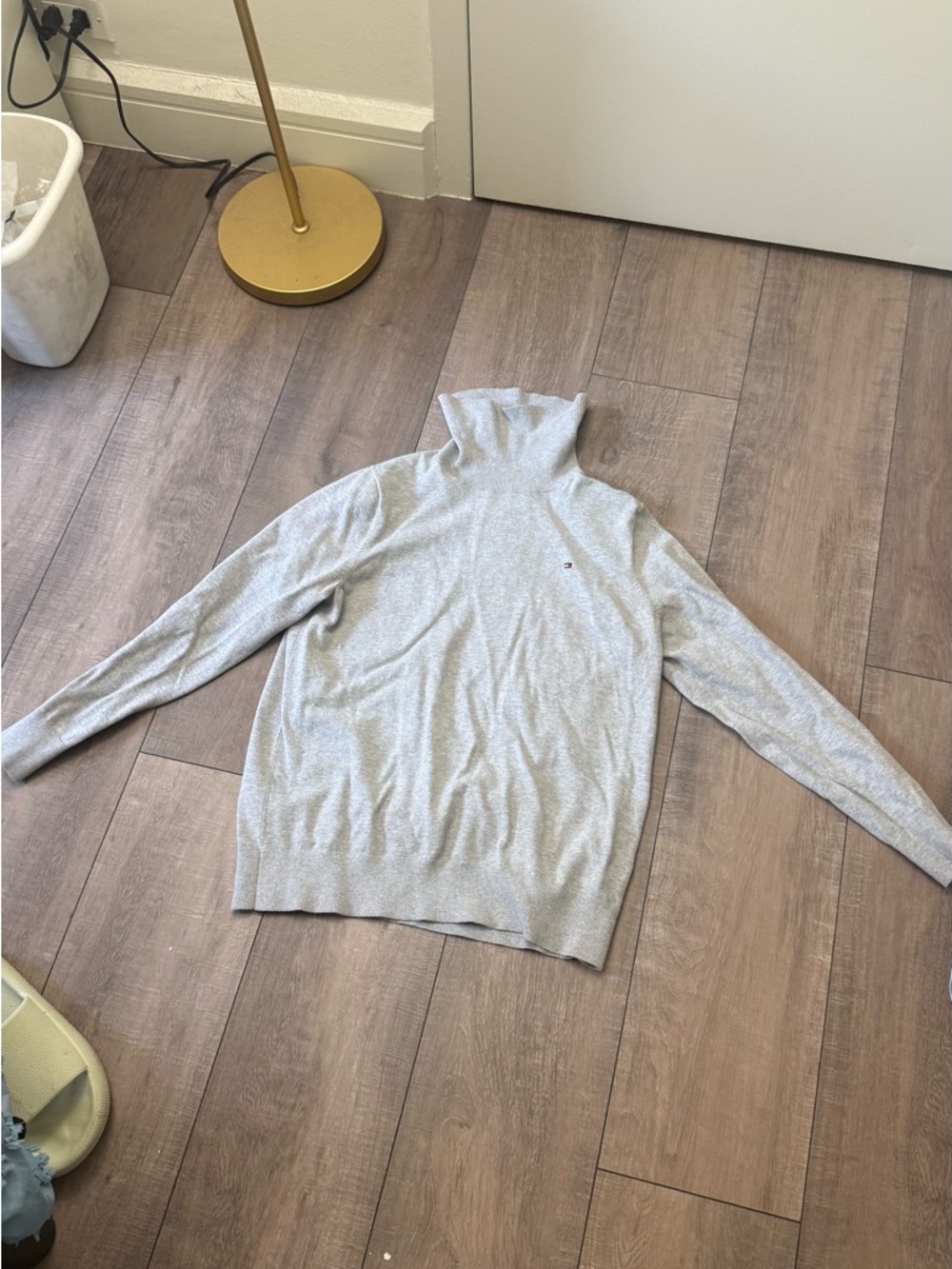 Tommy Hilfiger Light Gray Turtleneck Sweater - Women's Knit